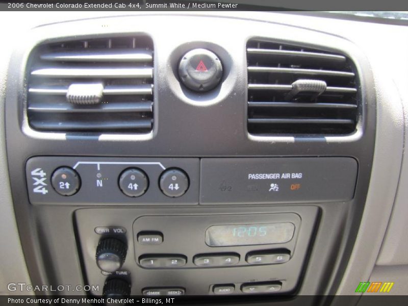 Summit White / Medium Pewter 2006 Chevrolet Colorado Extended Cab 4x4