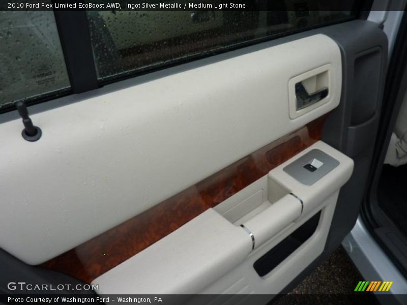 Ingot Silver Metallic / Medium Light Stone 2010 Ford Flex Limited EcoBoost AWD