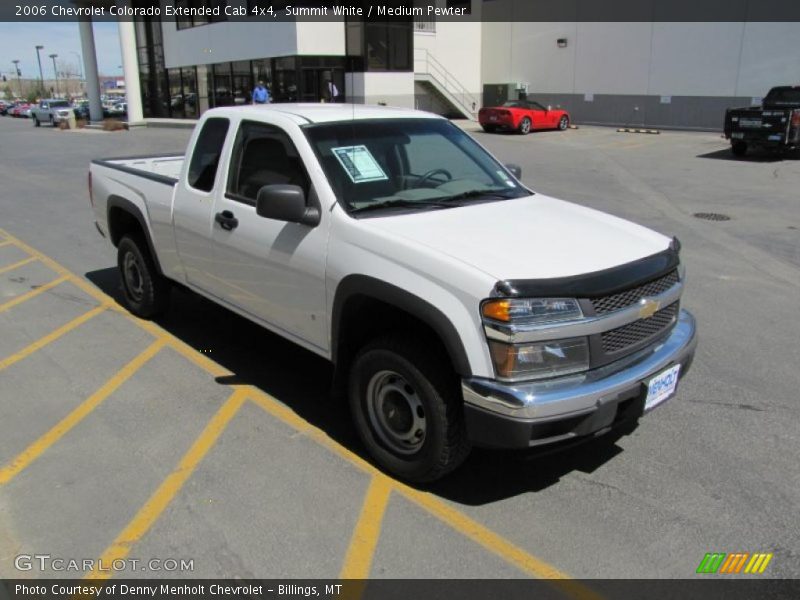 Summit White / Medium Pewter 2006 Chevrolet Colorado Extended Cab 4x4