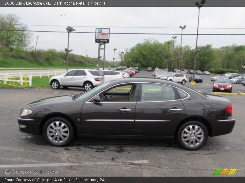 Dark Mocha Metallic / Neutral 2008 Buick LaCrosse CXL