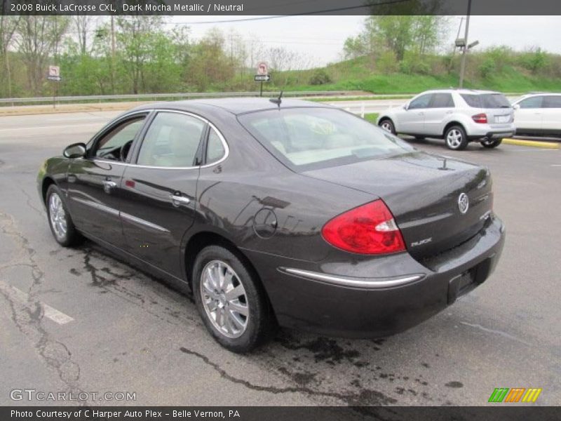 Dark Mocha Metallic / Neutral 2008 Buick LaCrosse CXL