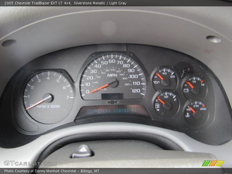 Silverstone Metallic / Light Gray 2005 Chevrolet TrailBlazer EXT LT 4x4