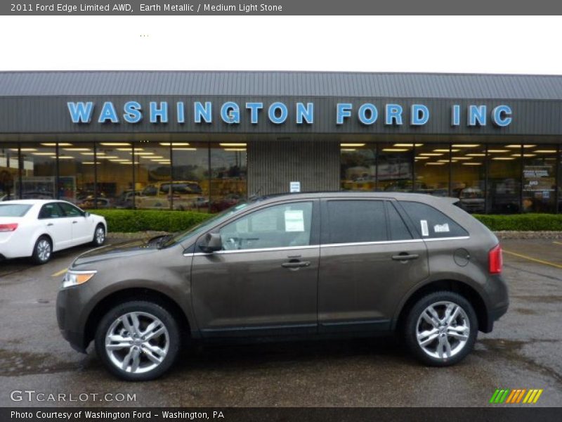 Earth Metallic / Medium Light Stone 2011 Ford Edge Limited AWD