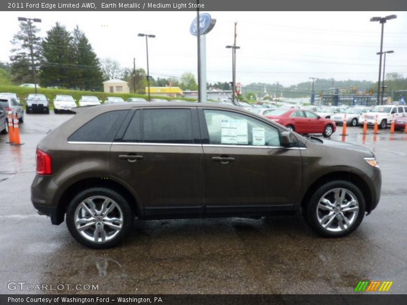 Earth Metallic / Medium Light Stone 2011 Ford Edge Limited AWD