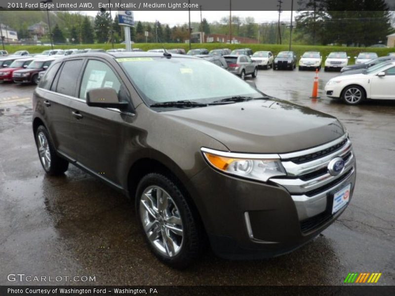 Earth Metallic / Medium Light Stone 2011 Ford Edge Limited AWD