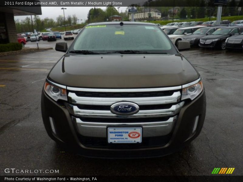 Earth Metallic / Medium Light Stone 2011 Ford Edge Limited AWD