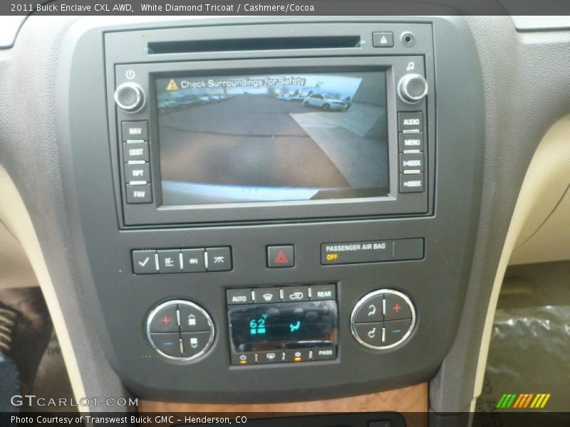 White Diamond Tricoat / Cashmere/Cocoa 2011 Buick Enclave CXL AWD