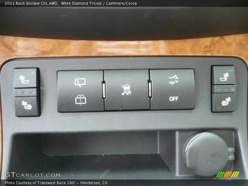 White Diamond Tricoat / Cashmere/Cocoa 2011 Buick Enclave CXL AWD