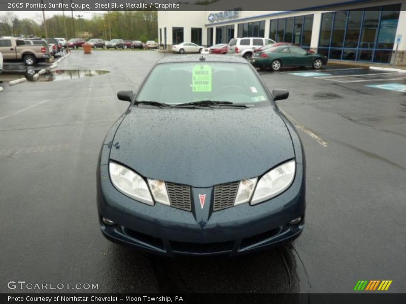 Steel Blue Metallic / Graphite 2005 Pontiac Sunfire Coupe