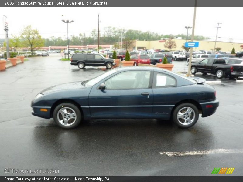 Steel Blue Metallic / Graphite 2005 Pontiac Sunfire Coupe