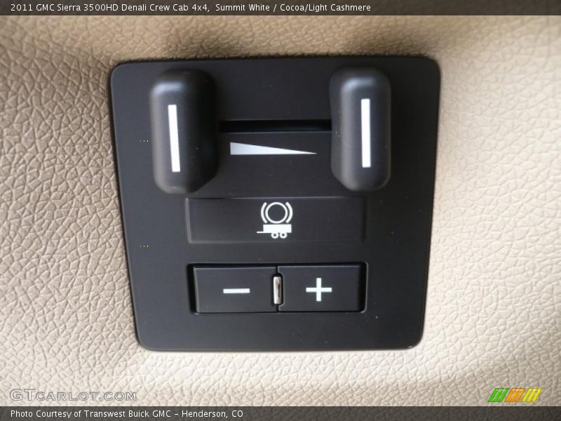 Controls of 2011 Sierra 3500HD Denali Crew Cab 4x4