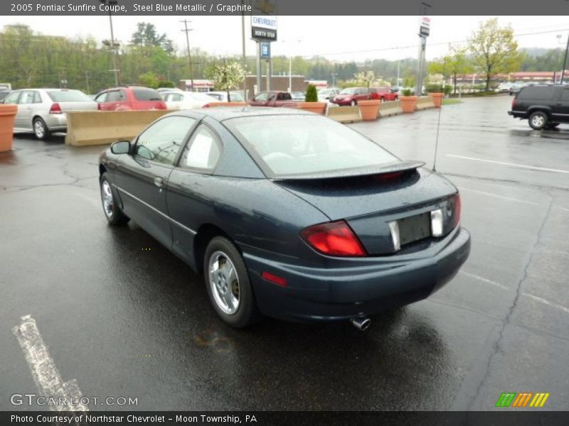 Steel Blue Metallic / Graphite 2005 Pontiac Sunfire Coupe