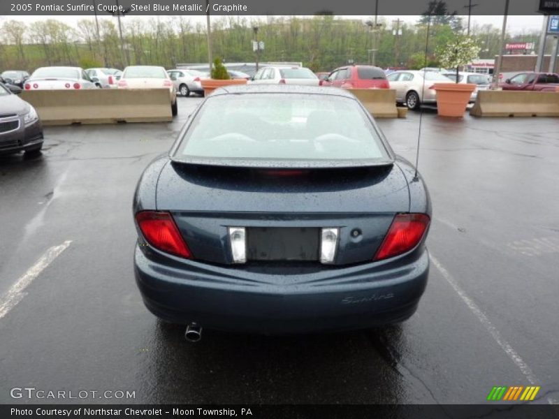 Steel Blue Metallic / Graphite 2005 Pontiac Sunfire Coupe