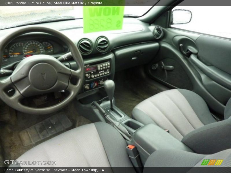 Steel Blue Metallic / Graphite 2005 Pontiac Sunfire Coupe