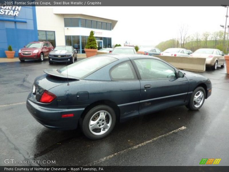 Steel Blue Metallic / Graphite 2005 Pontiac Sunfire Coupe