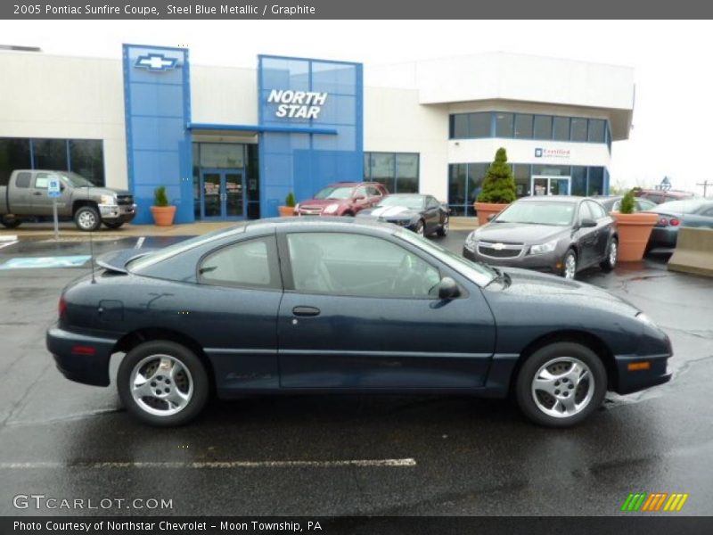 Steel Blue Metallic / Graphite 2005 Pontiac Sunfire Coupe