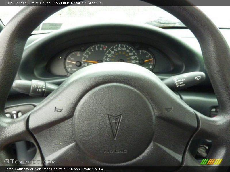 Steel Blue Metallic / Graphite 2005 Pontiac Sunfire Coupe