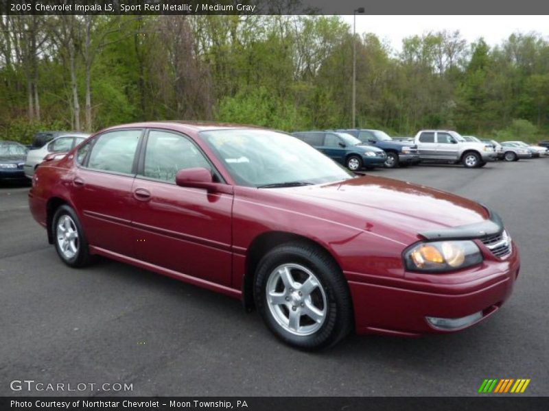 Sport Red Metallic / Medium Gray 2005 Chevrolet Impala LS