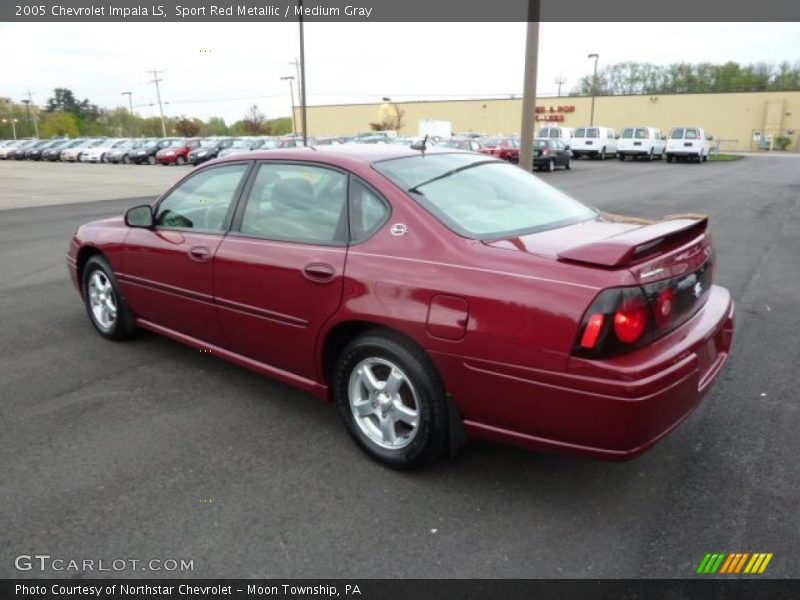 Sport Red Metallic / Medium Gray 2005 Chevrolet Impala LS