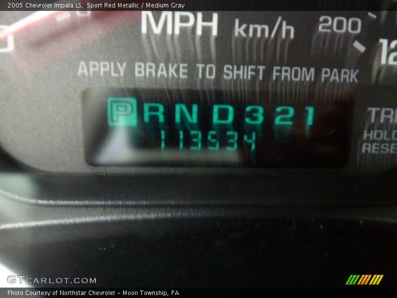 Sport Red Metallic / Medium Gray 2005 Chevrolet Impala LS