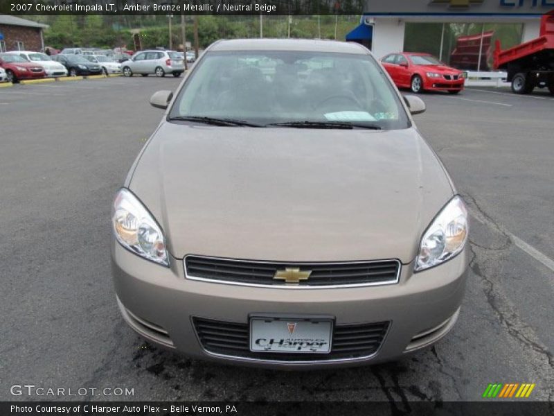 Amber Bronze Metallic / Neutral Beige 2007 Chevrolet Impala LT