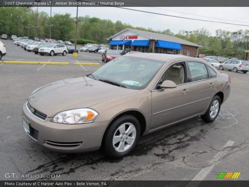 Amber Bronze Metallic / Neutral Beige 2007 Chevrolet Impala LT