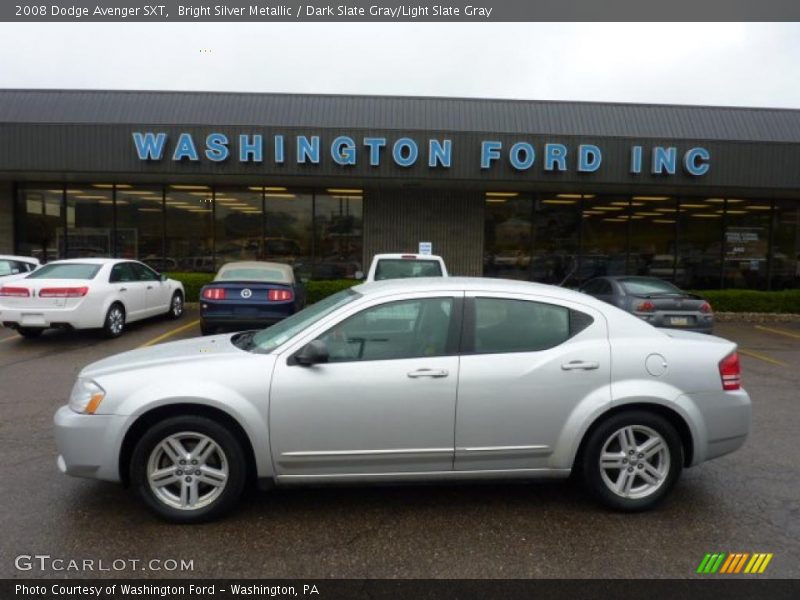 Bright Silver Metallic / Dark Slate Gray/Light Slate Gray 2008 Dodge Avenger SXT