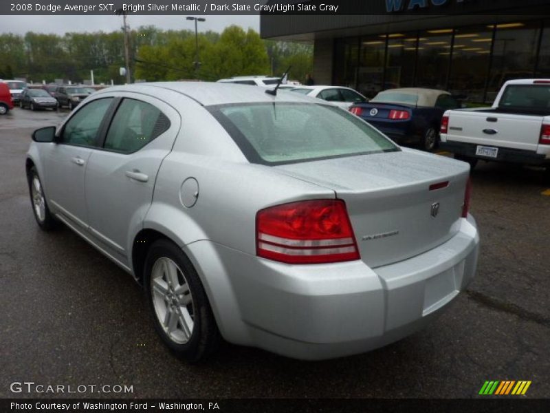 Bright Silver Metallic / Dark Slate Gray/Light Slate Gray 2008 Dodge Avenger SXT