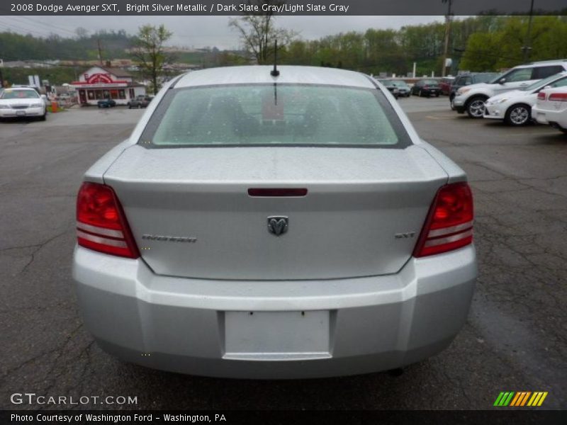 Bright Silver Metallic / Dark Slate Gray/Light Slate Gray 2008 Dodge Avenger SXT