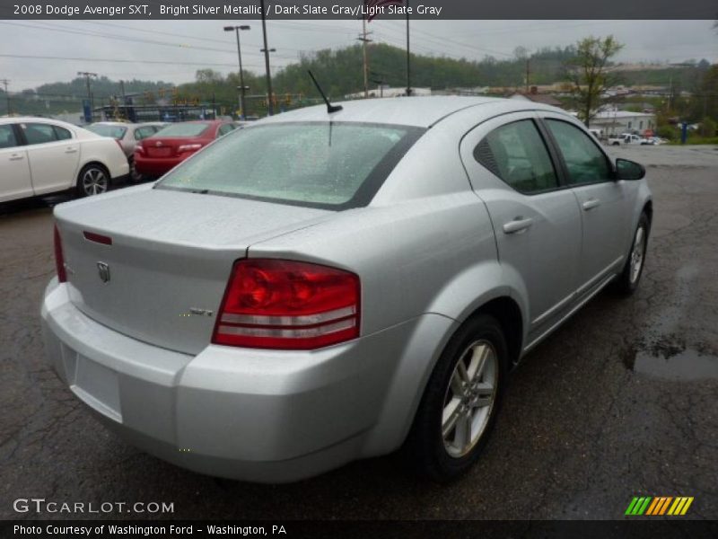 Bright Silver Metallic / Dark Slate Gray/Light Slate Gray 2008 Dodge Avenger SXT