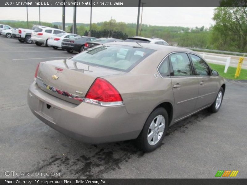 Amber Bronze Metallic / Neutral Beige 2007 Chevrolet Impala LT
