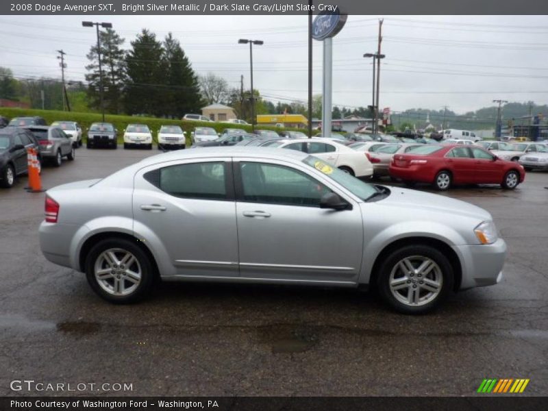 Bright Silver Metallic / Dark Slate Gray/Light Slate Gray 2008 Dodge Avenger SXT