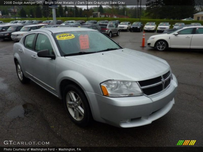 Bright Silver Metallic / Dark Slate Gray/Light Slate Gray 2008 Dodge Avenger SXT