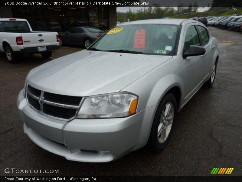 Bright Silver Metallic / Dark Slate Gray/Light Slate Gray 2008 Dodge Avenger SXT