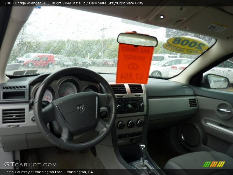 Bright Silver Metallic / Dark Slate Gray/Light Slate Gray 2008 Dodge Avenger SXT