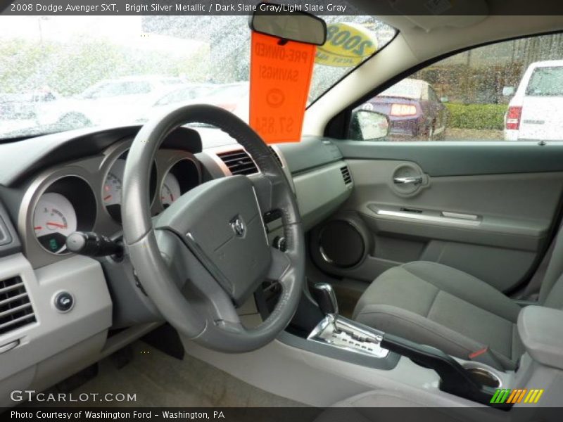 Bright Silver Metallic / Dark Slate Gray/Light Slate Gray 2008 Dodge Avenger SXT