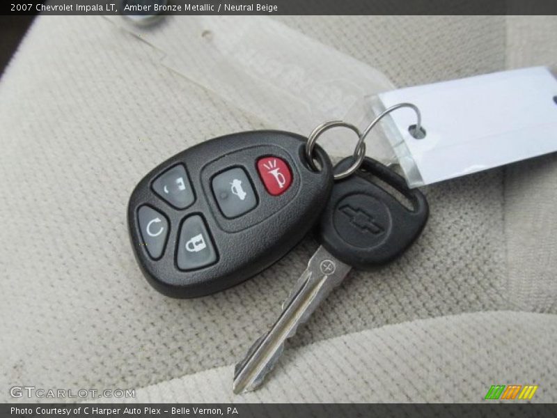 Amber Bronze Metallic / Neutral Beige 2007 Chevrolet Impala LT