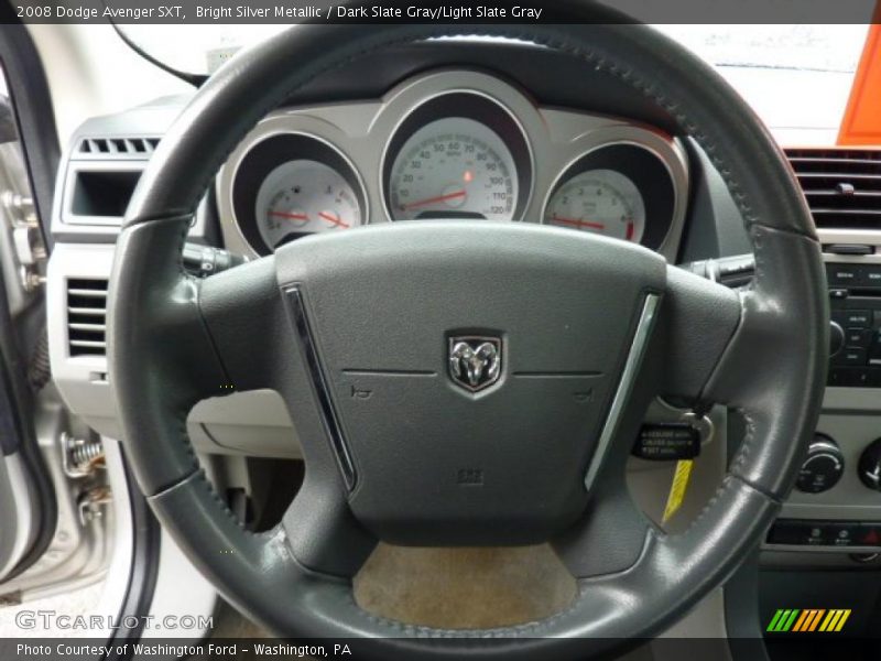 Bright Silver Metallic / Dark Slate Gray/Light Slate Gray 2008 Dodge Avenger SXT