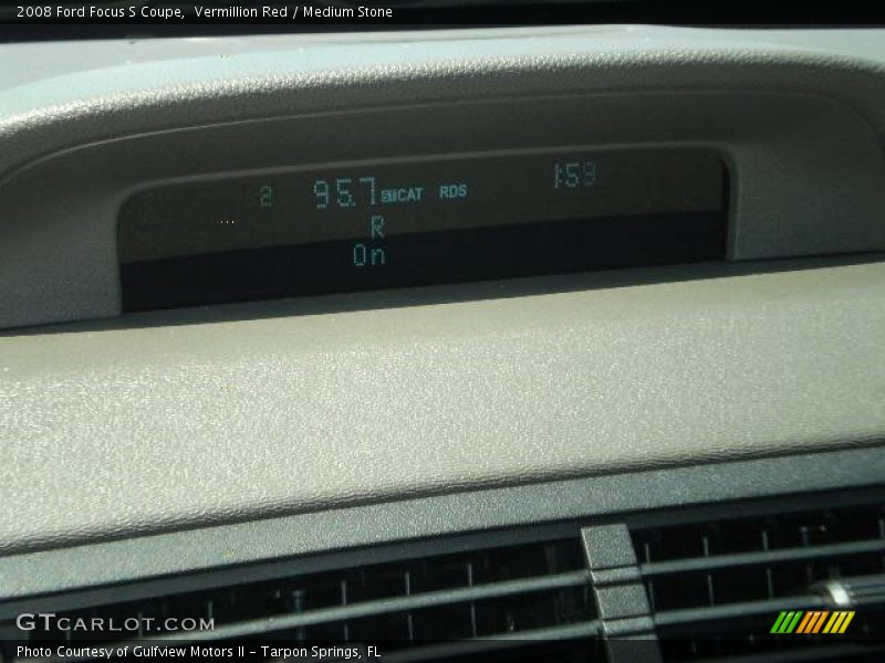Vermillion Red / Medium Stone 2008 Ford Focus S Coupe