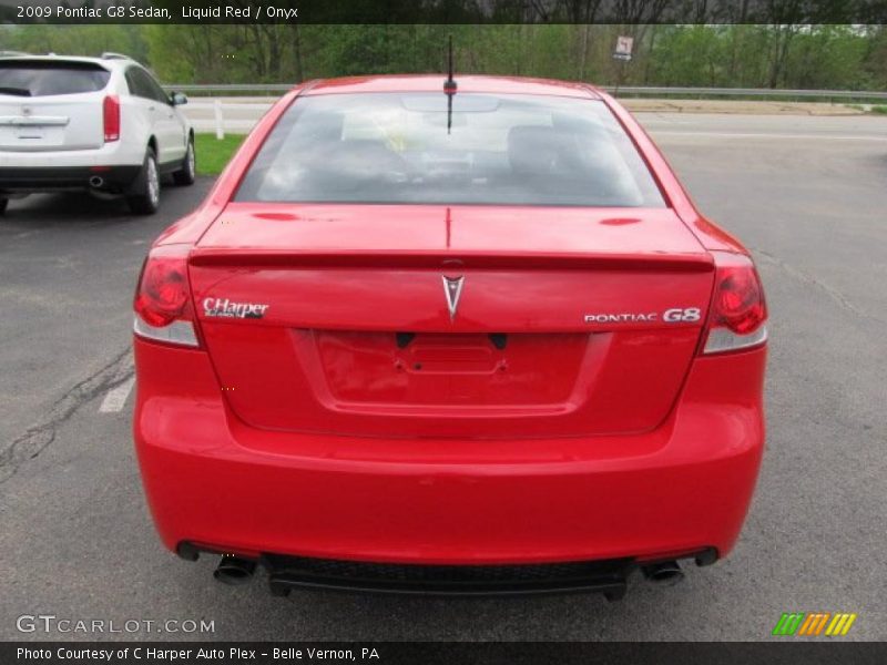 Liquid Red / Onyx 2009 Pontiac G8 Sedan