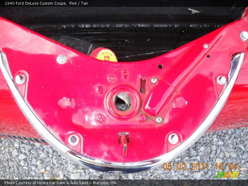Red / Tan 1940 Ford DeLuxe Custom Coupe