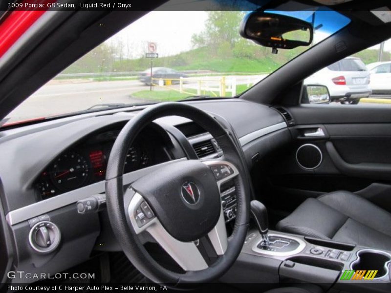 Liquid Red / Onyx 2009 Pontiac G8 Sedan