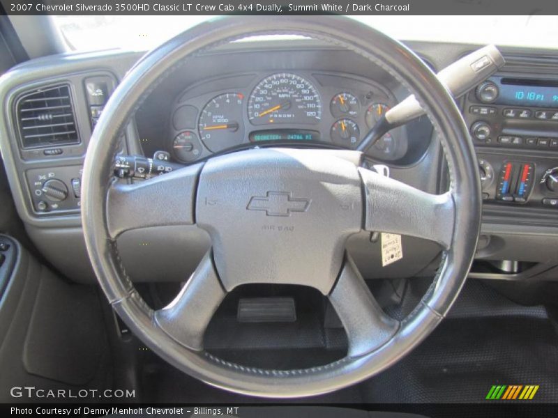 Summit White / Dark Charcoal 2007 Chevrolet Silverado 3500HD Classic LT Crew Cab 4x4 Dually