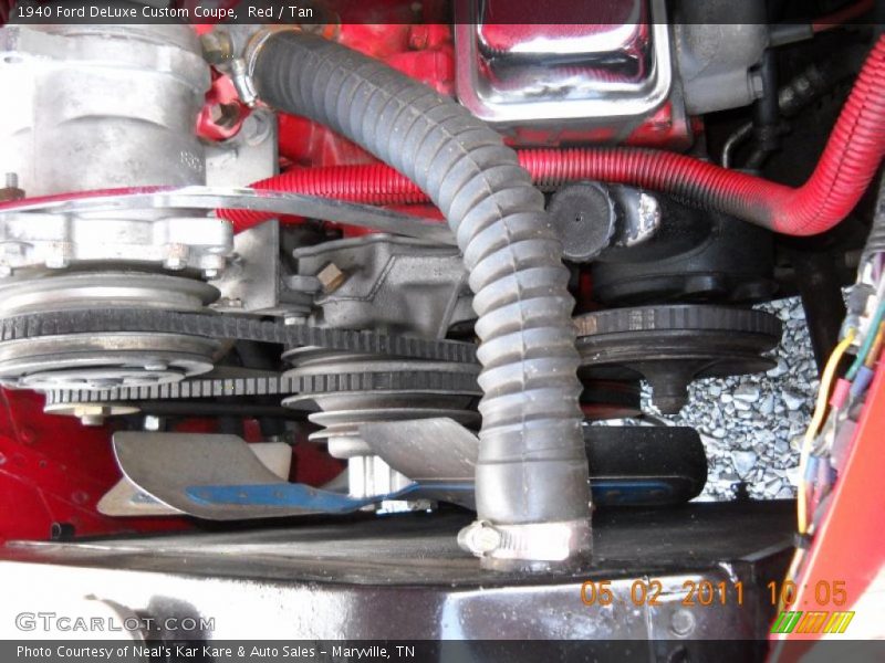 Red / Tan 1940 Ford DeLuxe Custom Coupe