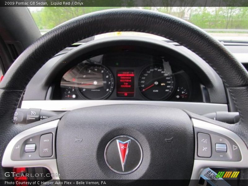 Liquid Red / Onyx 2009 Pontiac G8 Sedan