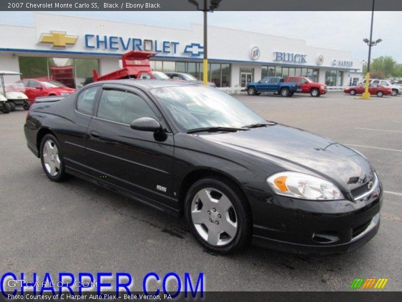 Black / Ebony Black 2007 Chevrolet Monte Carlo SS