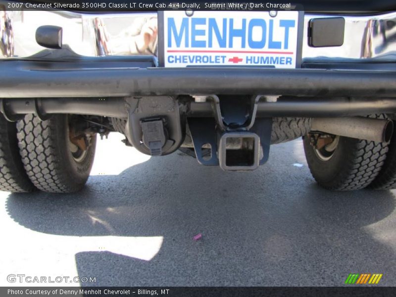 Summit White / Dark Charcoal 2007 Chevrolet Silverado 3500HD Classic LT Crew Cab 4x4 Dually