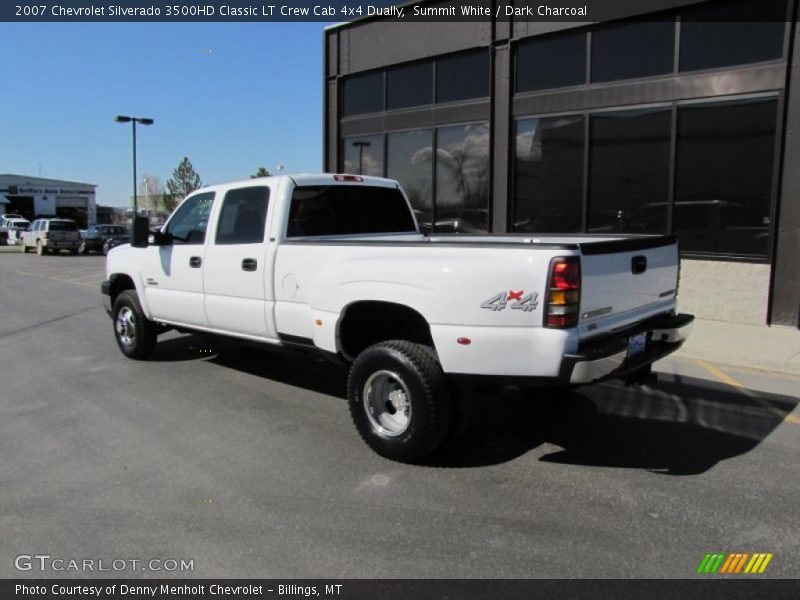 Summit White / Dark Charcoal 2007 Chevrolet Silverado 3500HD Classic LT Crew Cab 4x4 Dually