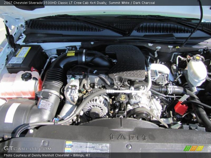 Summit White / Dark Charcoal 2007 Chevrolet Silverado 3500HD Classic LT Crew Cab 4x4 Dually