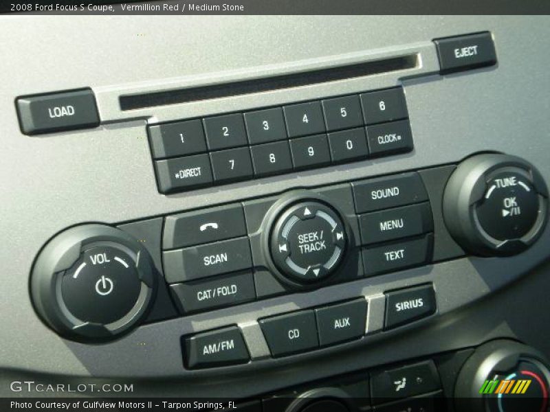 Vermillion Red / Medium Stone 2008 Ford Focus S Coupe